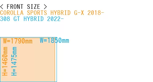 #COROLLA SPORTS HYBRID G-X 2018- + 308 GT HYBRID 2022-